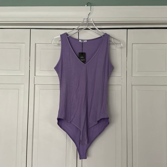 Purple tank top body suit - Picture 1 of 3